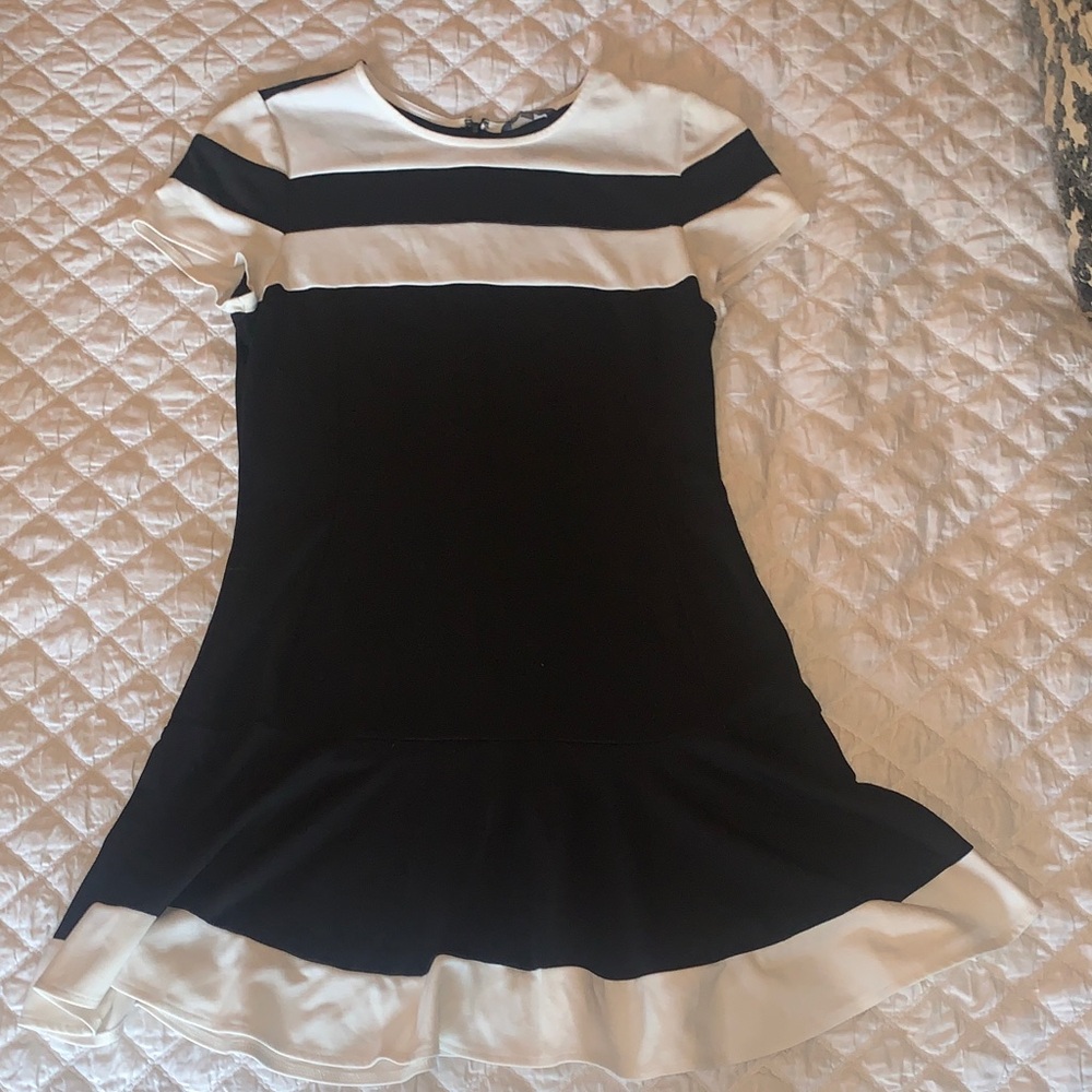 Peter Som size 12 black and white Dress